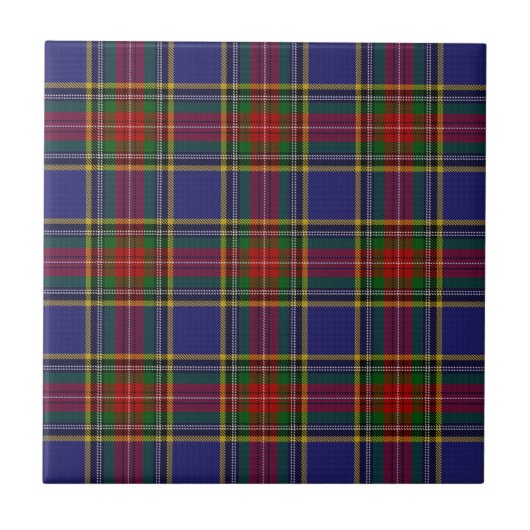 MacBeth Tartan Tegeltje (Voorkant)