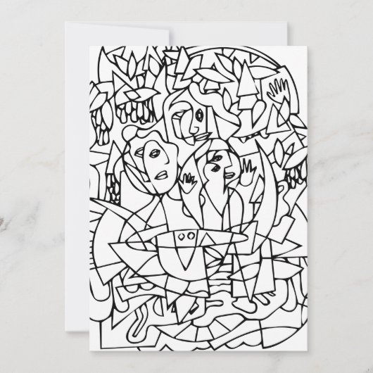 Macbeth "Three Witches" Notecards Bedankkaart (Voorkant)