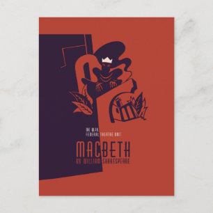 MacBeth William Shakespeare Briefkaart