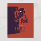 MacBeth William Shakespeare Briefkaart (Voorkant)