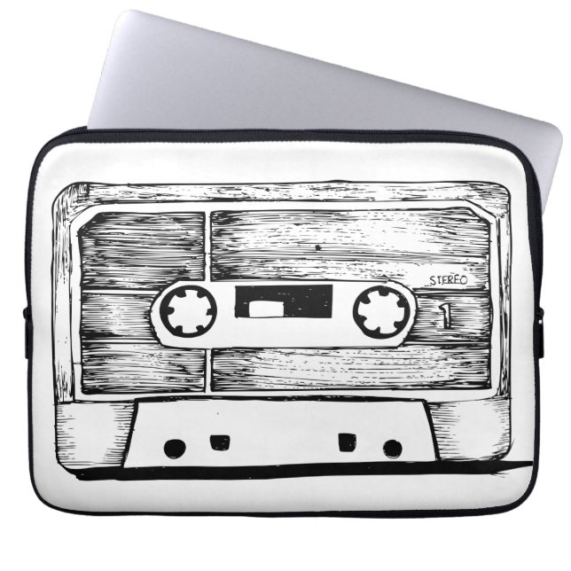 Macbook 13"3 Sleeve 2-cassette (Voorkant)