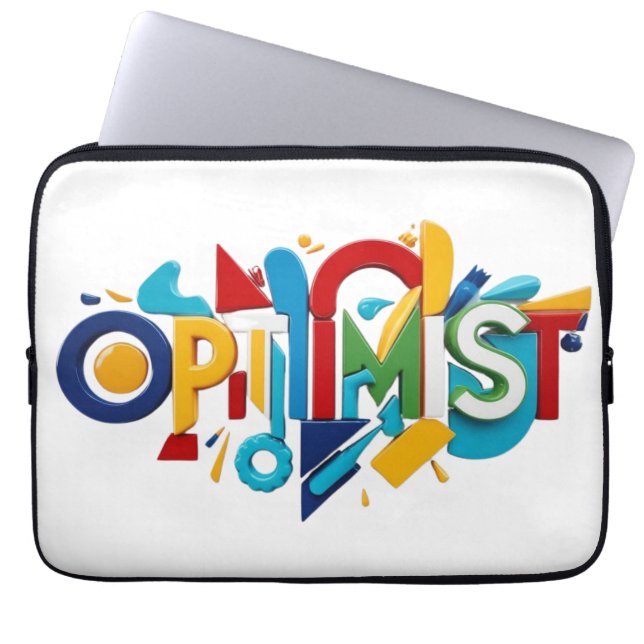 Macbook cadeautas,Optimist Cadeau Laptop Sleeve (Voorkant)