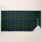 MacBride Clan Tartan Pset Beach Towel Strandlaken (Voorkant)