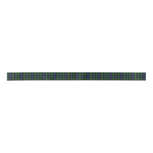 MacBride Clan Tartan Pset Ribbon Satijnen Lint (Voorkant)