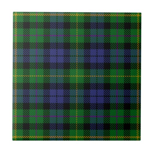 MacBride Tartan Tegeltje (Voorkant)