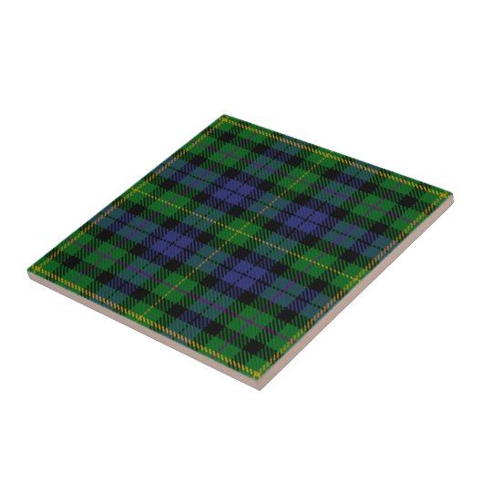 MacBride Tartan Tegeltje (Zijkant)
