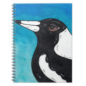 Macca the Magpie Notitieboek (Voorkant)