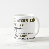 MACCABEE ARMS COFFEE MOK (Voorkant rechts)