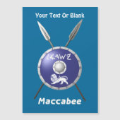 Maccabee Shield and Spears (Voorkant)