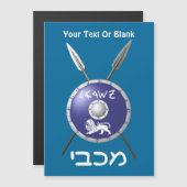 Maccabee Shield and Spears (Voorkant / Achterkant)