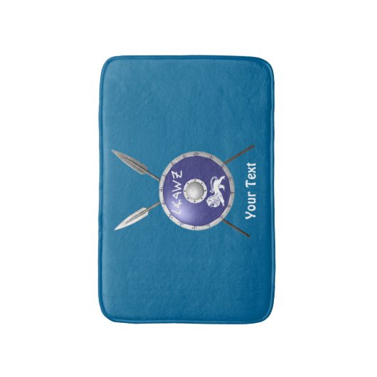 Maccabee Shield and Spears Badmat (Voorkant Verticaal)