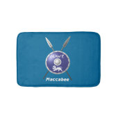 Maccabee Shield and Spears Badmat (Voorkant)