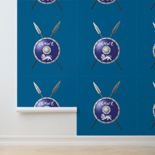 Maccabee Shield and Spears Behang