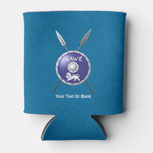 Maccabee Shield and Spears Blikjeskoeler (Voorkant)