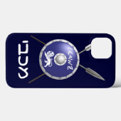 Maccabee Shield and Spears Case-Mate iPhone Case (Achterkant (horizontaal))