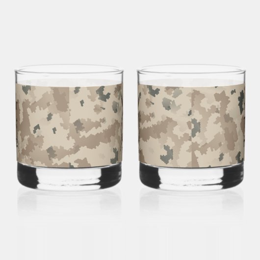 Maccabee Shield and Spears Desert Whisky Glas (Rechts)