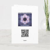 Maccabee Shield and Spears Feestdagen Kaart (Achterkant)