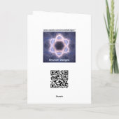 Maccabee Shield and Spears Feestdagen Kaart (Achterkant)