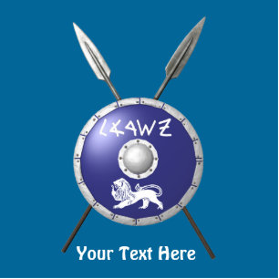 Maccabee Shield and Spears Fotobeeldje Magneet