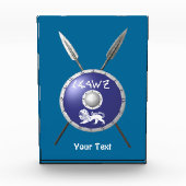 Maccabee Shield and Spears Fotoblokken (Voorkant)