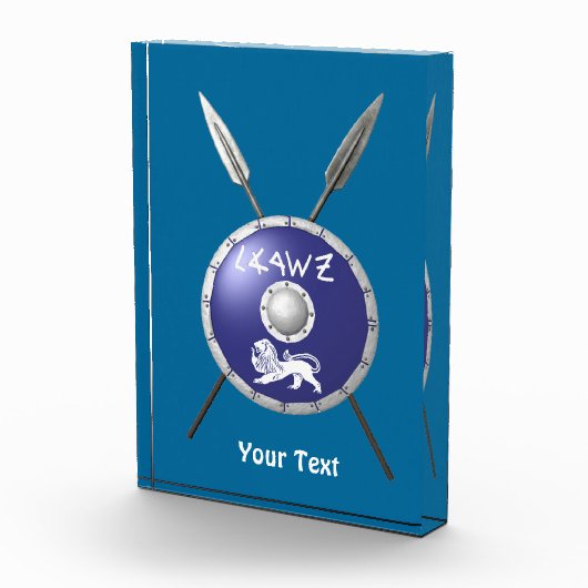 Maccabee Shield and Spears Fotoblokken (Rechts)