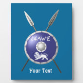 Maccabee Shield and Spears Fotoplaat (Voorkant)