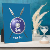 Maccabee Shield and Spears Fotoplaat (Zijkant)