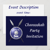 Maccabee Shield and Spears Kaart (Voorkant / Achterkant)