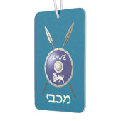 Maccabee Shield and Spears Luchtverfrisser (Links)