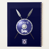 Maccabee Shield and Spears Planner (Achterkant)