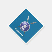 Maccabee Shield and Spears Servet (Hoek)