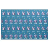 Maccabee Shield and Spears Stof (Fat Quarter)
