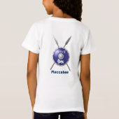 Maccabee Shield and Spears T-shirt (Achterkant)