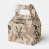 Maccabee Shield and Spears - woestijn Bedankdoosjes (Achterkant)