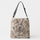 Maccabee Shield and Spears - woestijn Crossbody Tas (Achterkant)