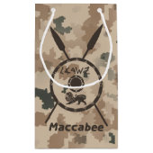 Maccabee Shield and Spears - woestijn Klein Cadeauzakje (Achterkant)