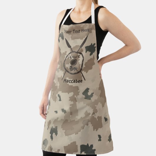 Maccabee Shield and Spears - woestijn Schort (Insitu)