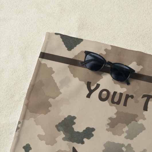 Maccabee Shield and Spears - woestijn Strandlaken (In situ)