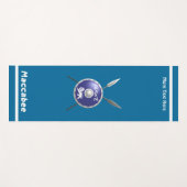 Maccabee Shield and Spears Yogamat (Voorkant (horizontaal))