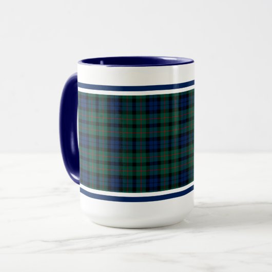 MacCallum Clan Tartan Mok (Voorkant links)