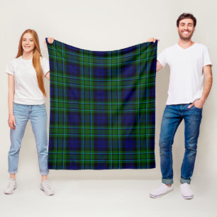 MacCallum Modern Schotse Ruit Fleece Deken