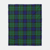 MacCallum Modern Schotse Ruit Fleece Deken (Voorkant)