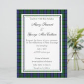 MacCallum Scottish Wedding Invitation Kaart (Staand voorkant)