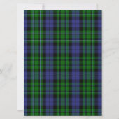 MacCallum Scottish Wedding Invitation Kaart (Achterkant)