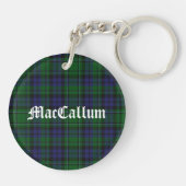 MacCallum Tartan Aangepast Sleutelhanger (Achterkant)