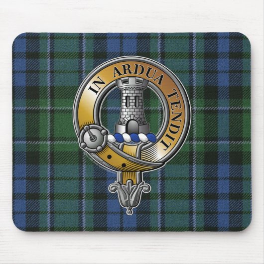 MacCallum Tartan & Badge Muismat (Voorkant)