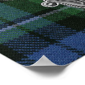 MacCallum Tartan & Badge Poster (Hoek)