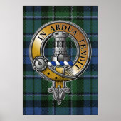 MacCallum Tartan & Badge Poster (Voorkant)