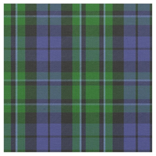 MacCallum Tartan Print Stof (Close Up)