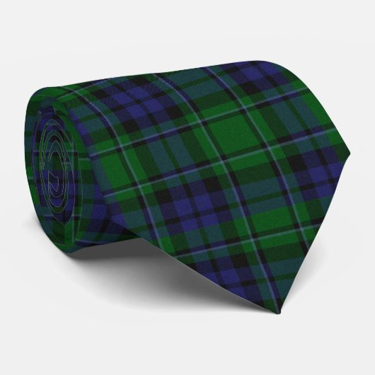 MacCallum Tartan Pset Stropdas (Opgerold)